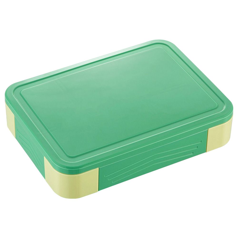 Little Angel - Kid's Lunch Box 7 Compartment With Cutlery & Bowl - Green