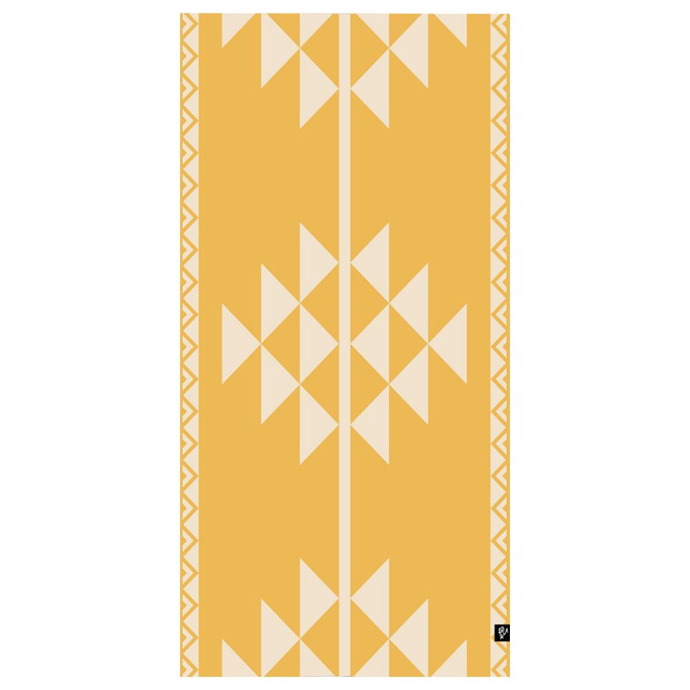 Bu Towel - Al Sadu Beach Towel - Yellow - Extra Large