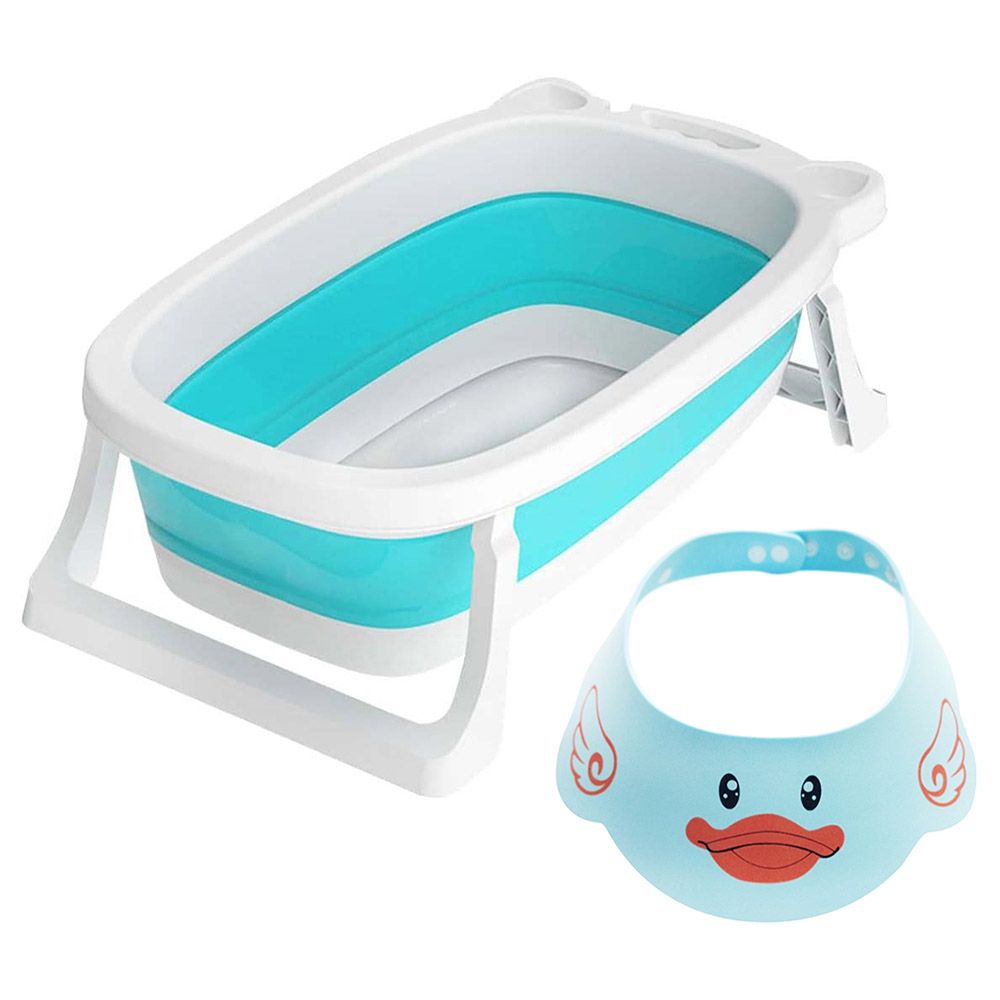 Star Babies - Foldable Bathtub w/ Shower Cap - Blue