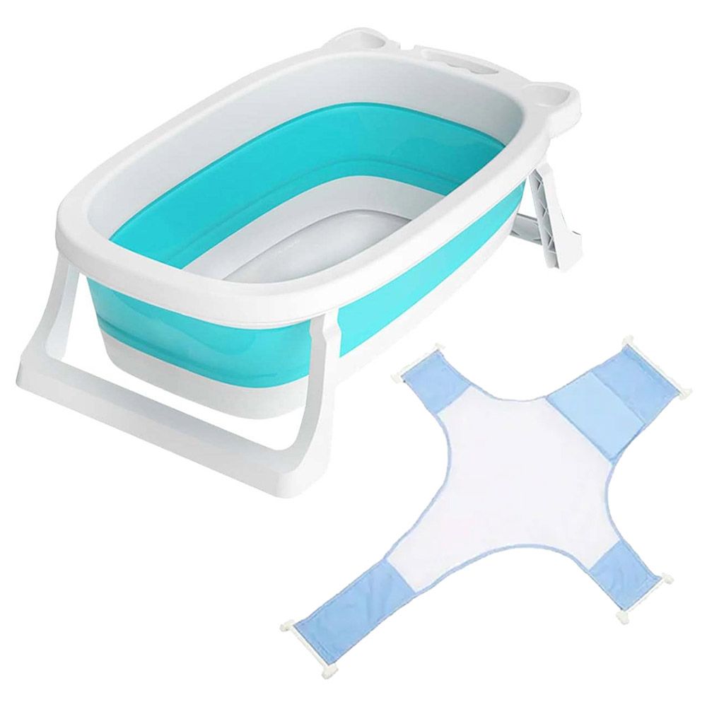 Star Babies - Foldable Bathtub w/ Bath Support - Blue