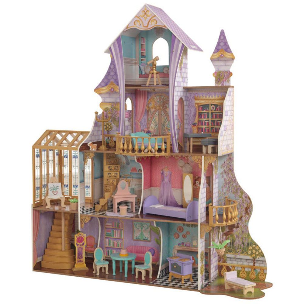 Kidkraft - Enchanted Greenhouse Dollhouse And Castle