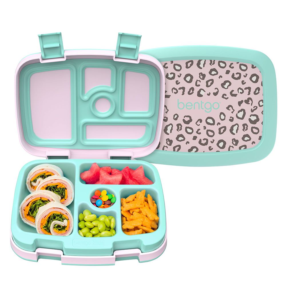 Bentgo - Kids Prints 5 Compartment Lunchbox - Leopard