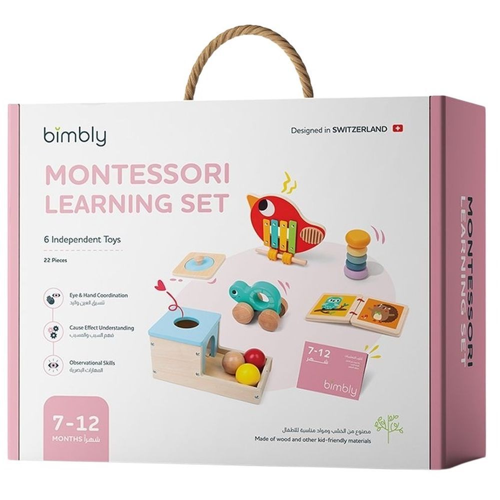 Bimbly - Active Explorer Montessori Learning Set - 22 Pcs