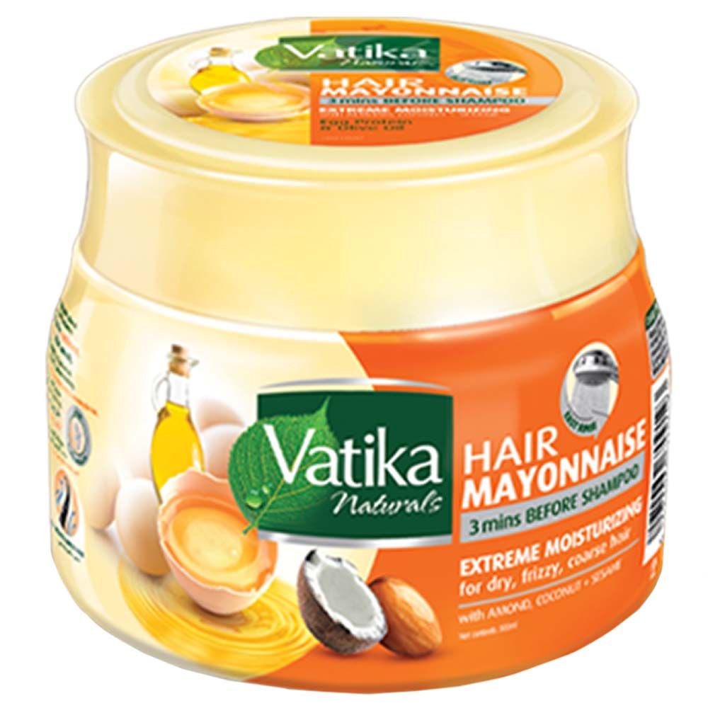 Vatika Naturals - Extreme Moisturizing Hair Mask With Almond - 500g