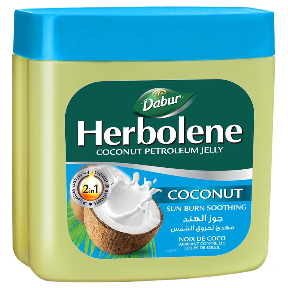 Dabur - Herbolene Coconut Petroleum Jelly with Vitamin E - 225 ml