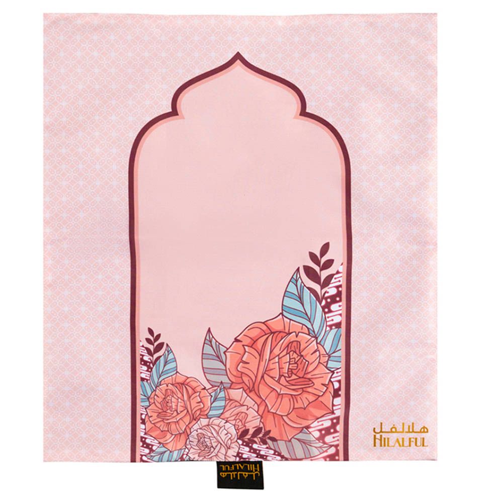 HilalFul - Teeny Tiny Prayer Mat - Pink Floral