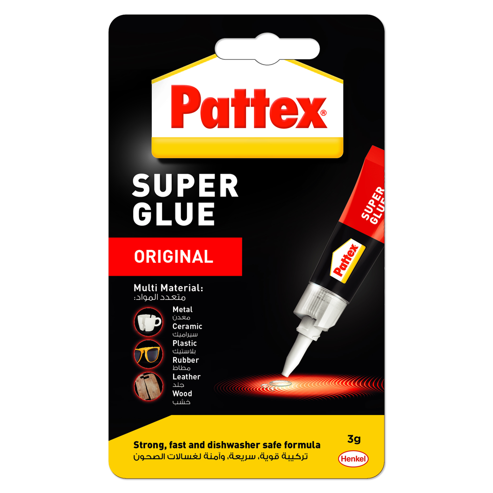 Pattex - Original Super Glue Liquid Tube - 3 g