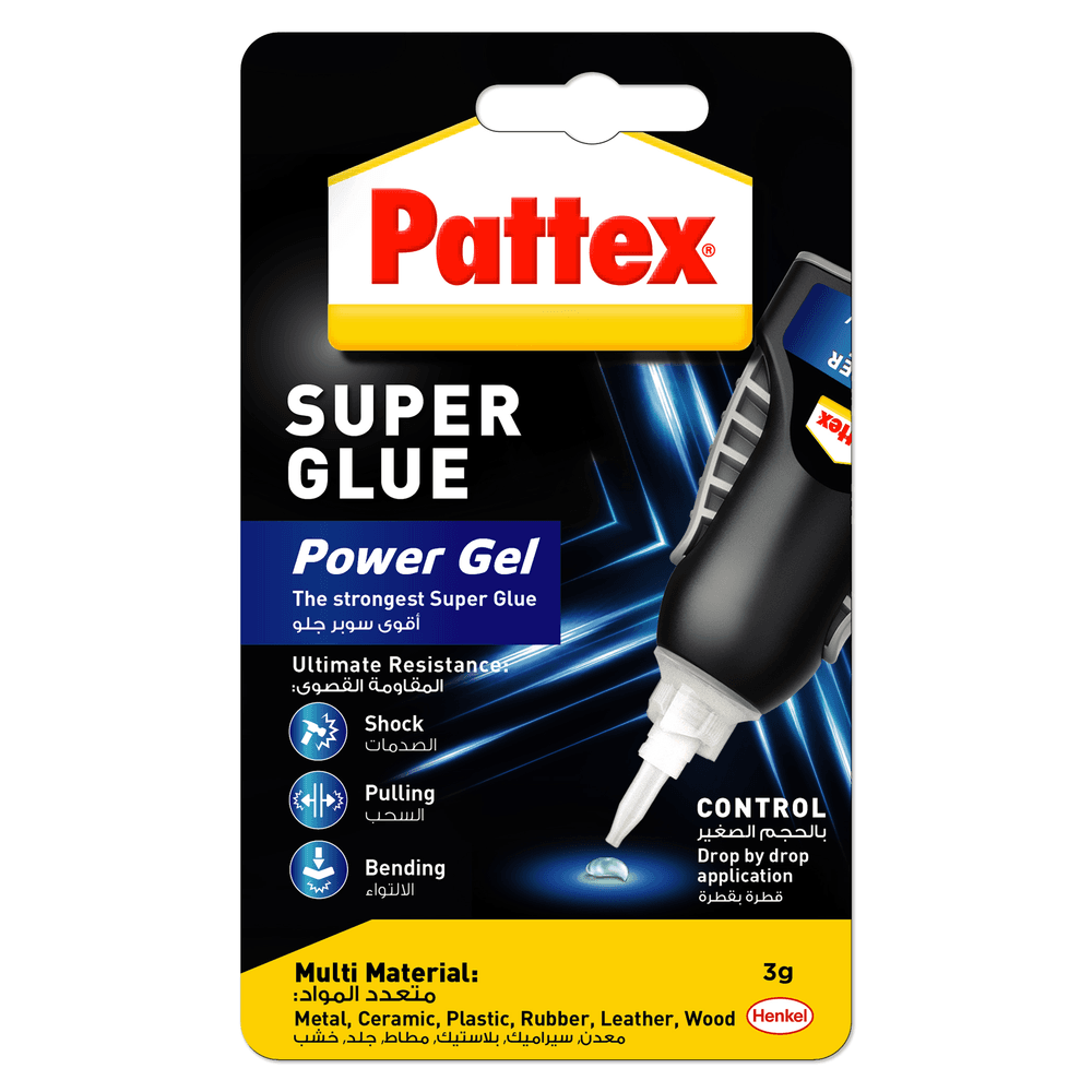 Pattex - Control Power Gel Super Glue - 3 g