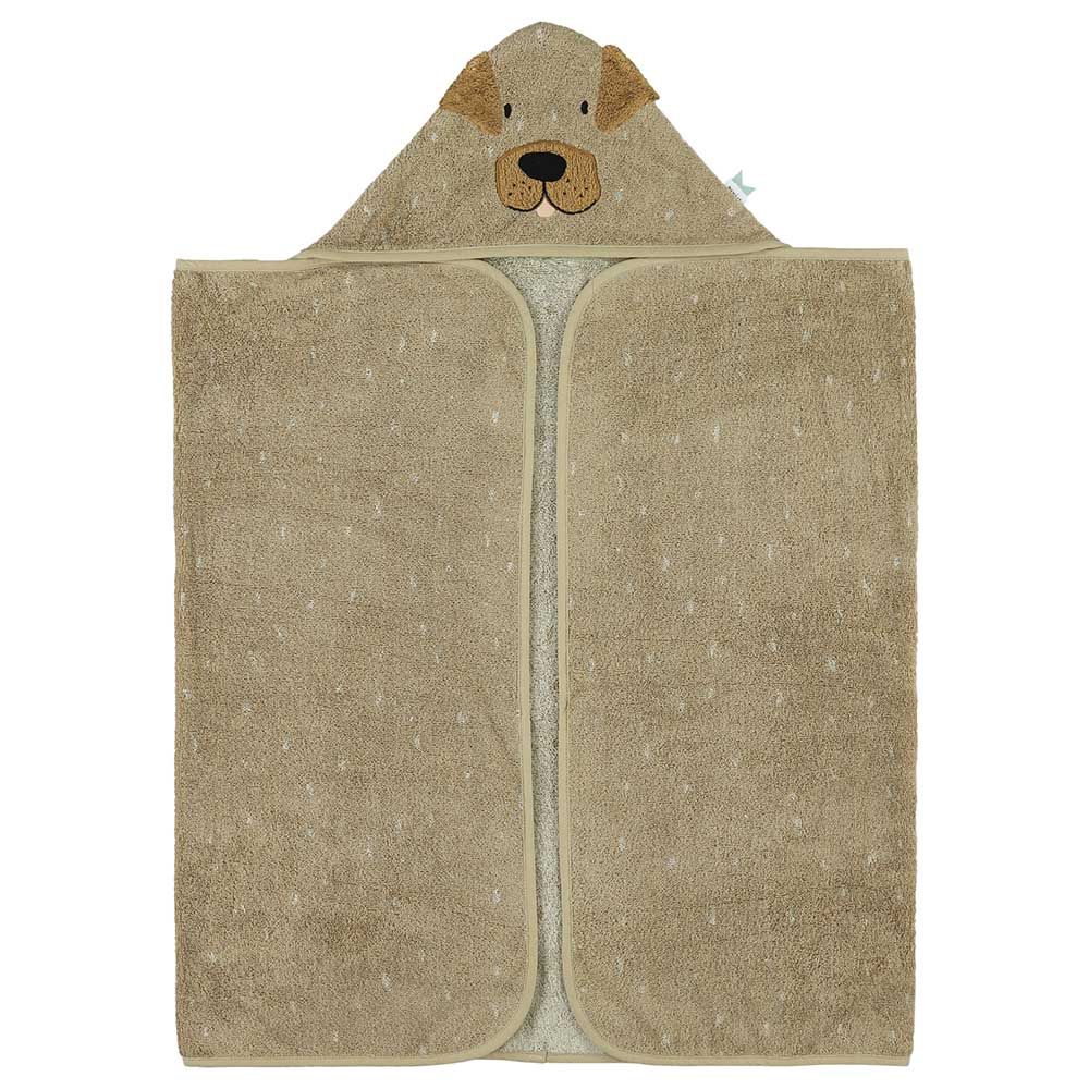 Trixie - Hooded Towel - Mr. Dog - Beige - Xl