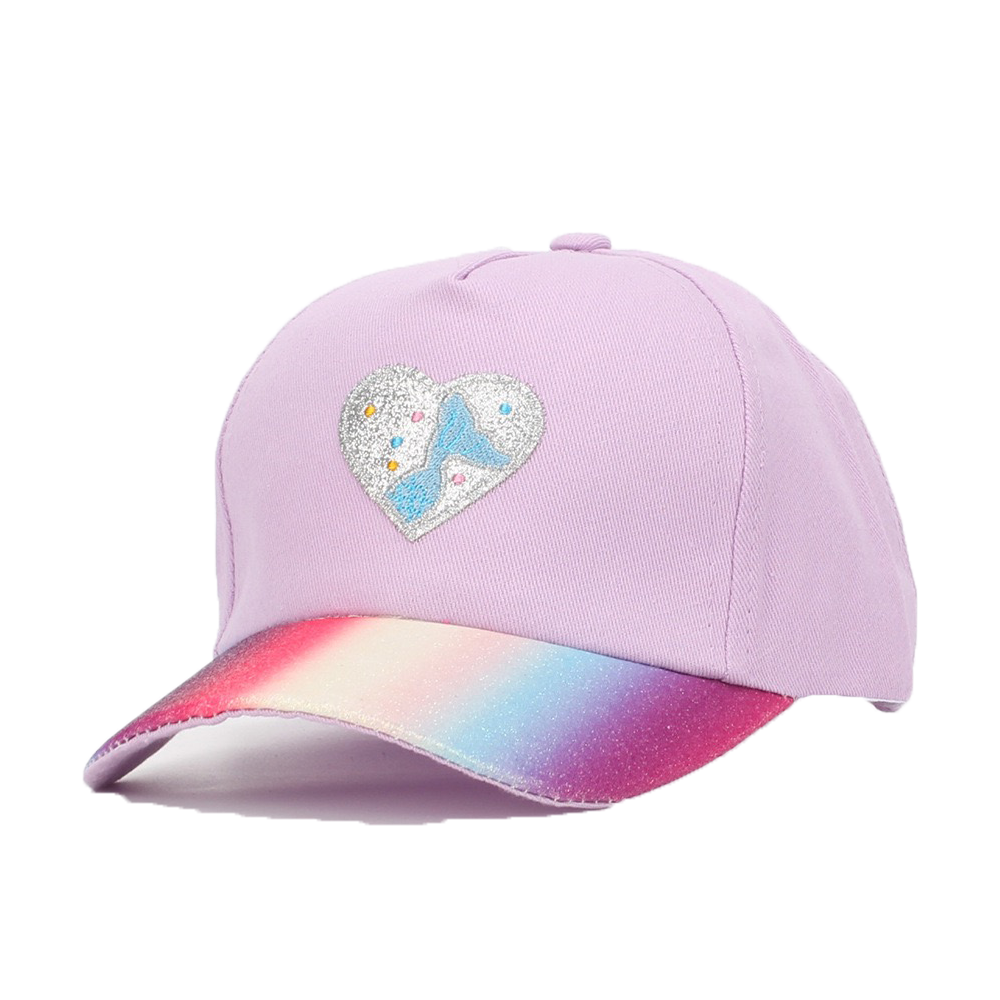 Wonder Kids - Adjustable Snapback Polyester Cap - Heart Purple