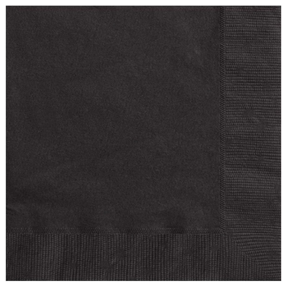 Unique - Lunch Napkin - Midnight Black - Pack of 20