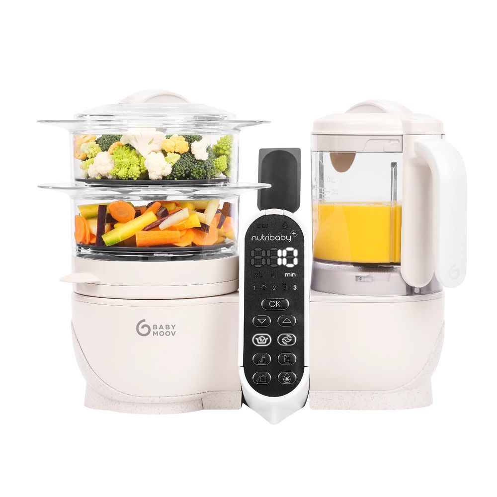 Babymoov - Nutribaby + 6in1 Baby Food Processor - Biege