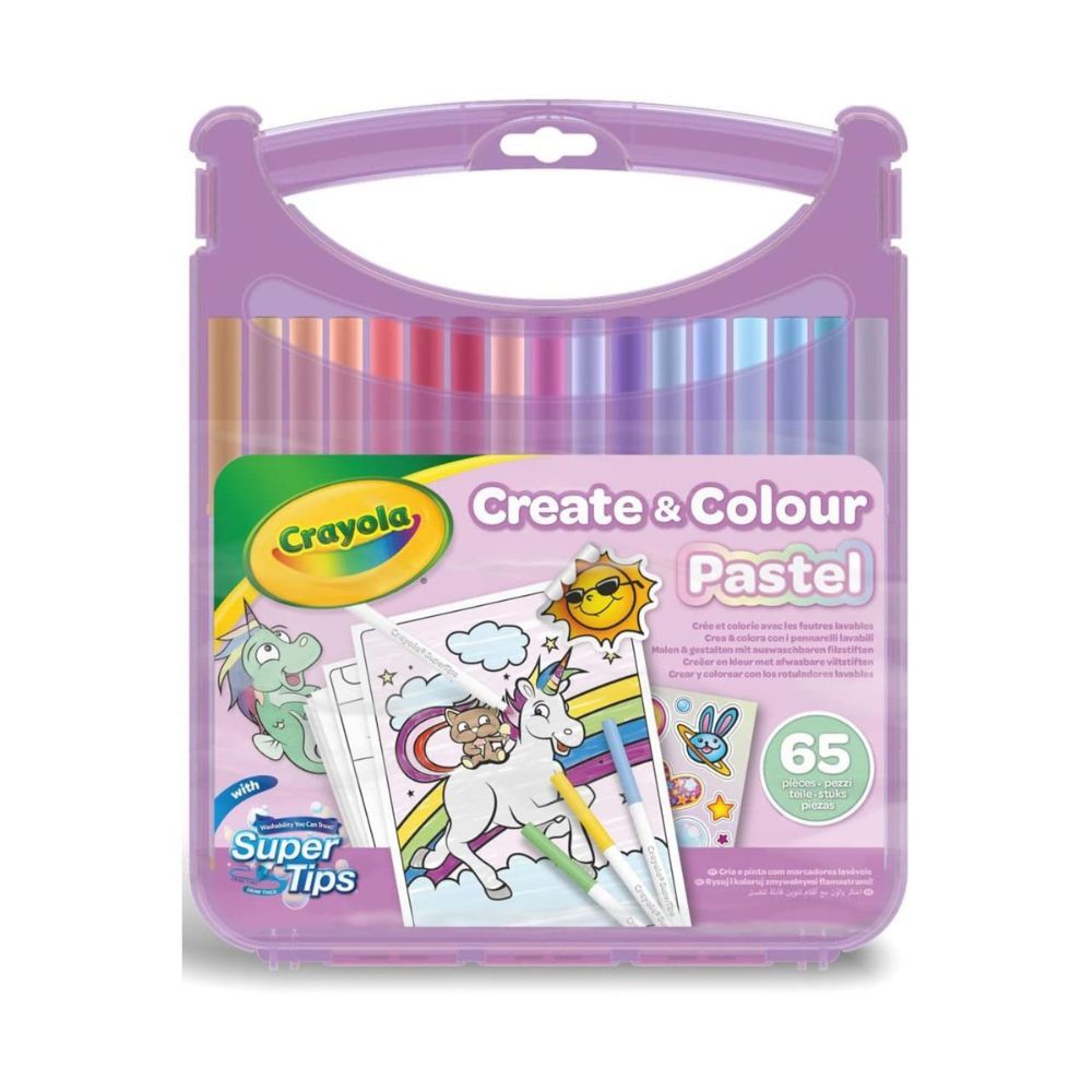 Crayola - Create And Colour Pastel Art Case