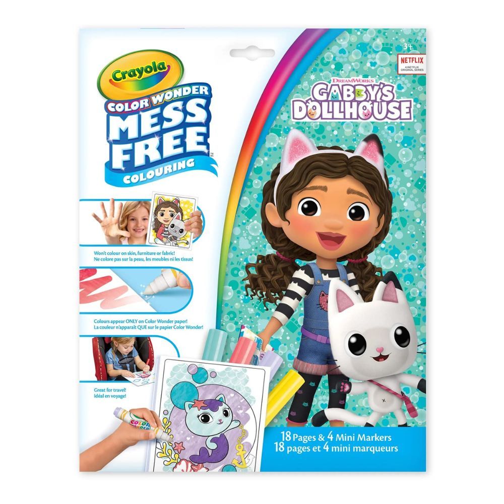 Crayola - Color Wonder Mess-Free Coloring Set - Gabby's Dollhouse