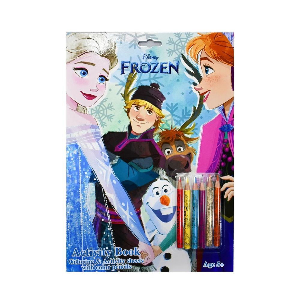 Crayola - Colouring Activity Book And Markers Set - Frozen