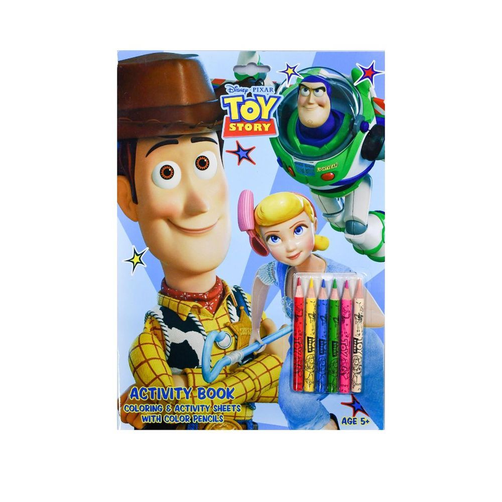 Crayola - Colouring Activity Book And Color Pencils Set - Disney Toy Story