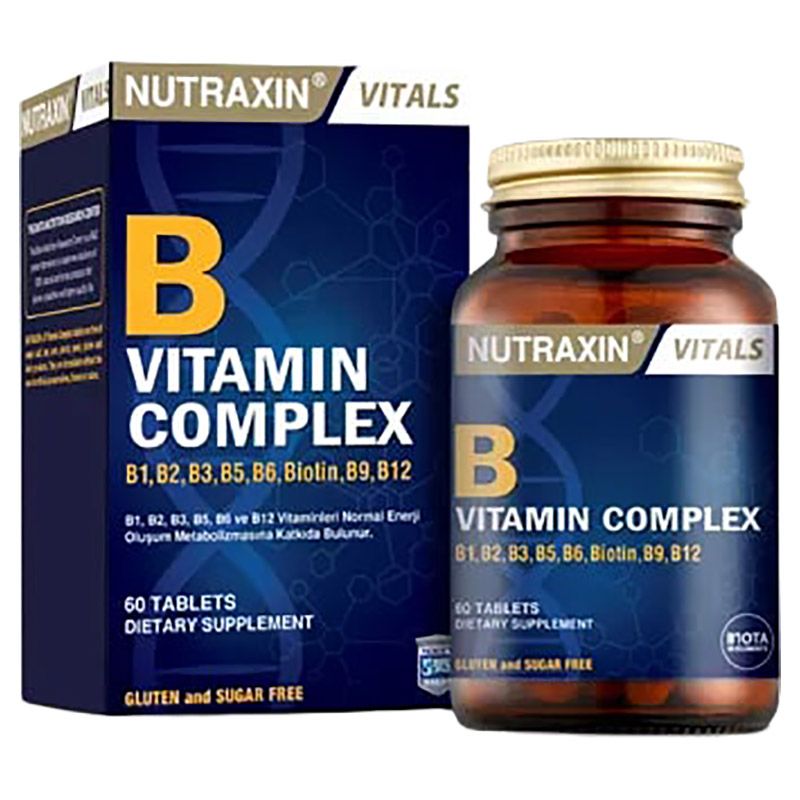 Nutraxin - Vitals Vitamin B Complex - 60pcs