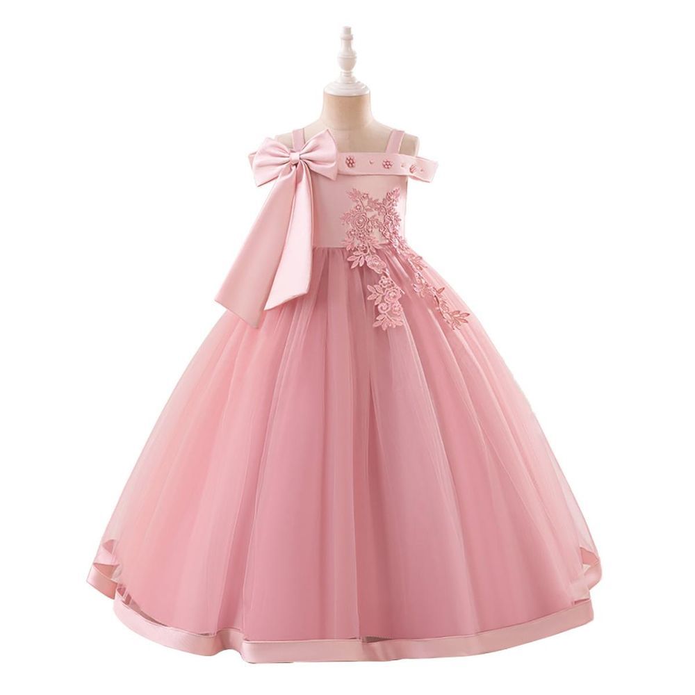 Sugar Rush - Embellished Off-Shoulder Party Dress - Pink