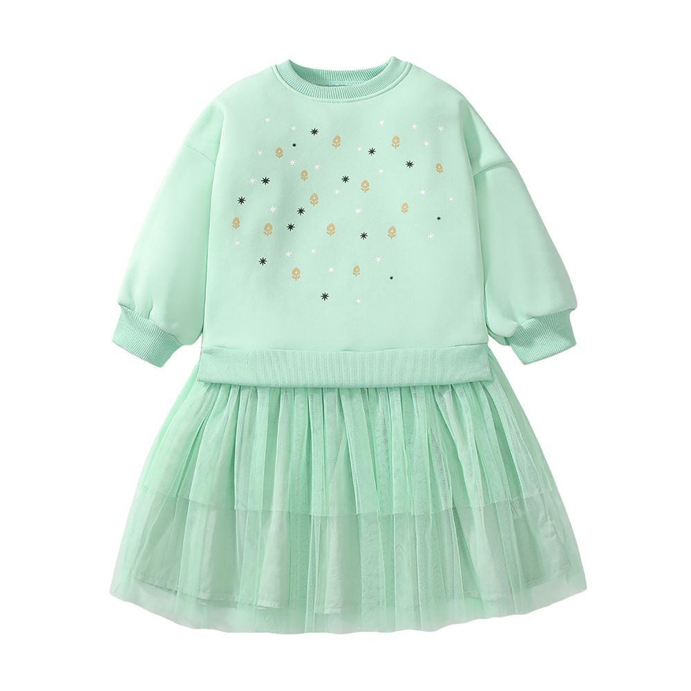 Sugar Rush - A-Line Dress - Polka Dots - Green