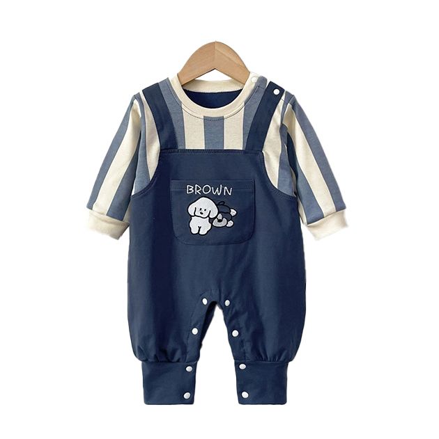 Sugar Rush - Navy Blue Rompers