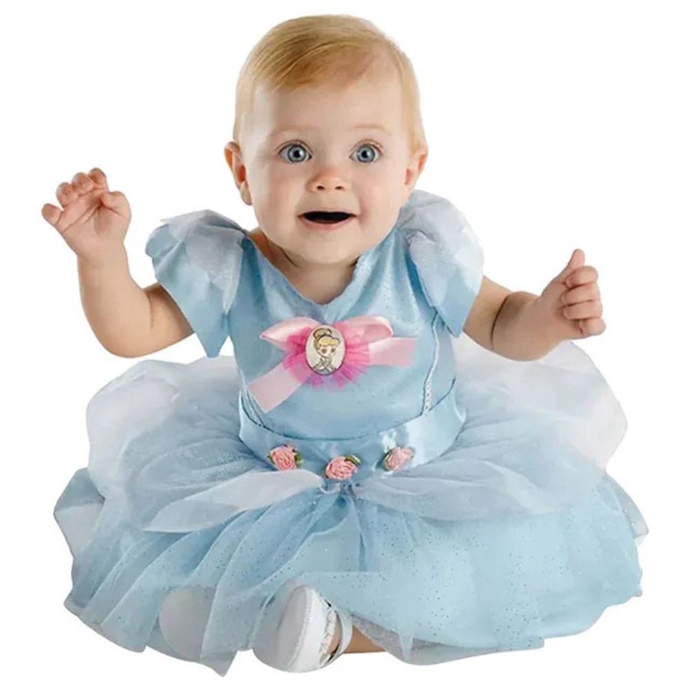 Party Centre - Disney Baby Cinderella Classic Infant Costume - Blue