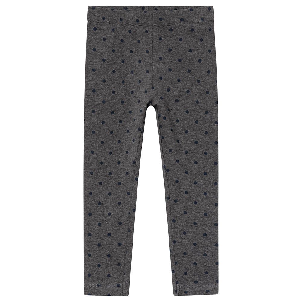 Name It - Girls Polka Dot Leggings - Dark Grey