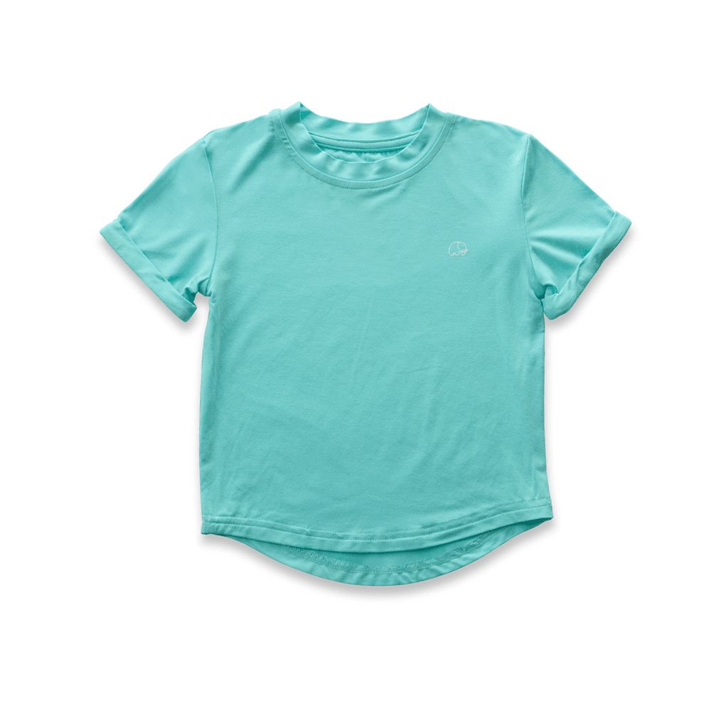 Anvi Baby - Bamboo Spandex T-Shirt - Aqua Blue