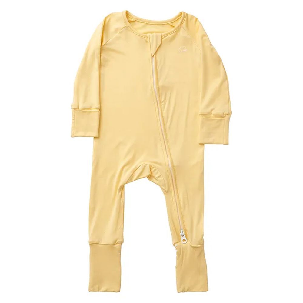 Anvi Baby - Organic Zipper Sleepsuit - Lemon