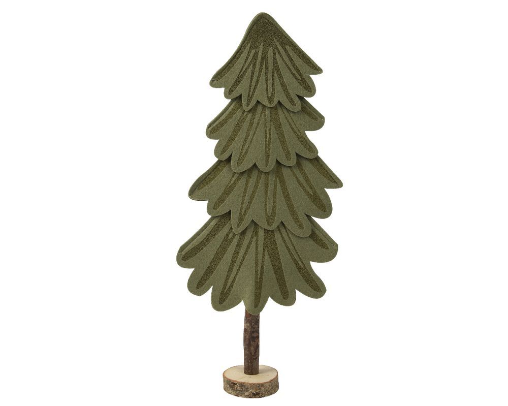 Kaemingk - Stand On Felt Christmas Tree - Pine Green - 49 cm