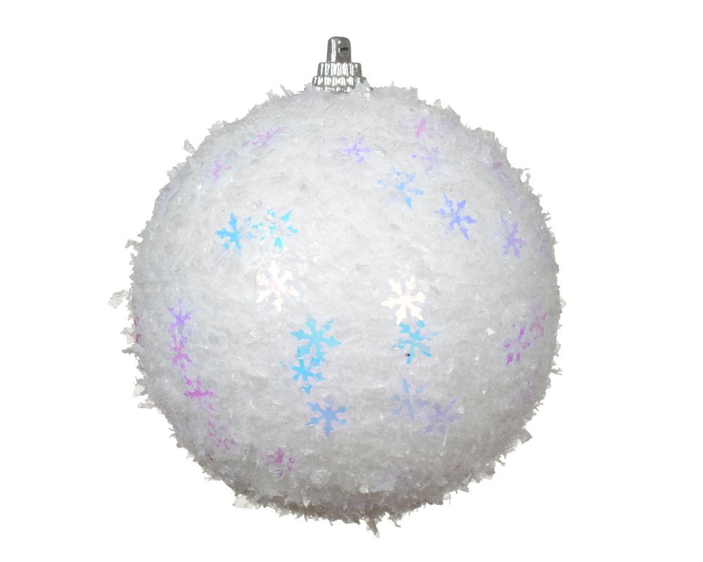 Kaemingk - Snowflake Polyfoam Bauble - White - 10 cm