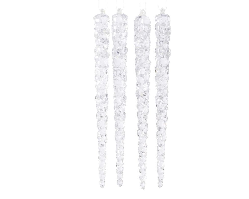 Kaemingk - Icicle Plastic - Glow In The Dark Clear 1pc