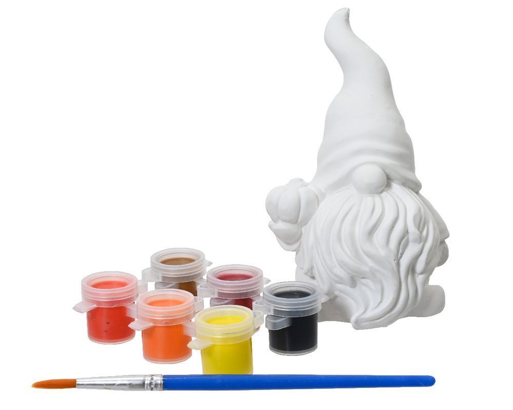 Kaemingk - Christmas Gnome Paint Set - 8 Pcs