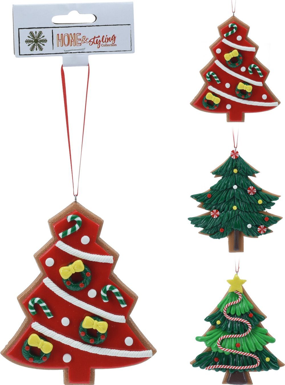 Homesmiths - Xmas Tree Hangdecor 1pc - Style May Vary