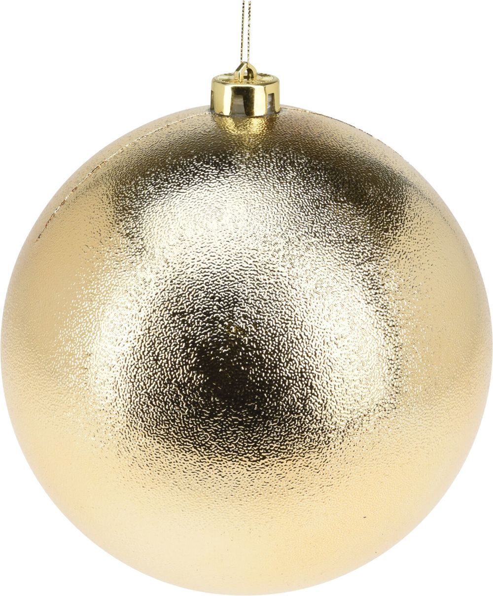 Homesmiths - Xmas Ball 140mm Gold 1pc - Style May Vary