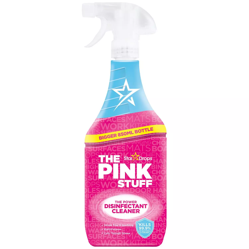 Stardrops - The Pink Stuff Power Disinfectant Multi Purpose Cleaner Spray 850ml