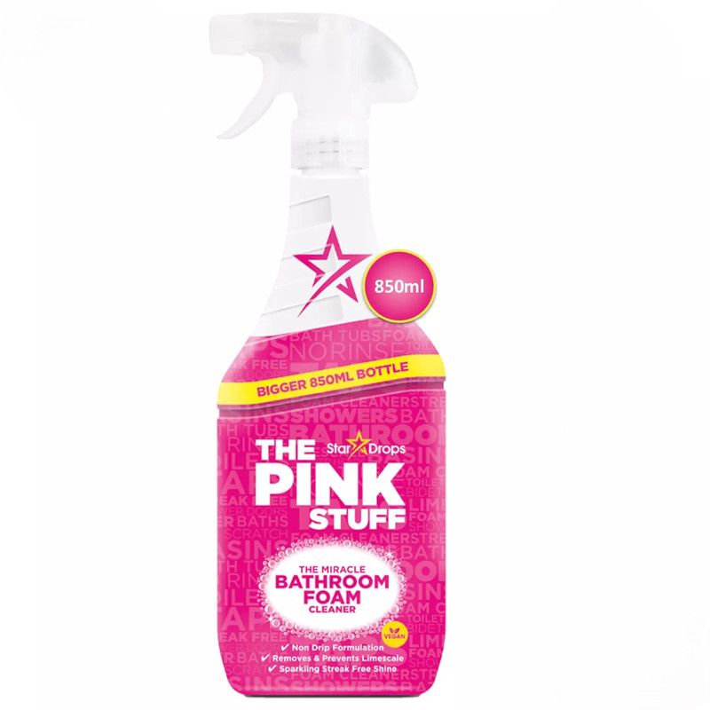 Stardrops - The Pink Stuff Miracle Bathroom Foam Cleaner Spray 850ml