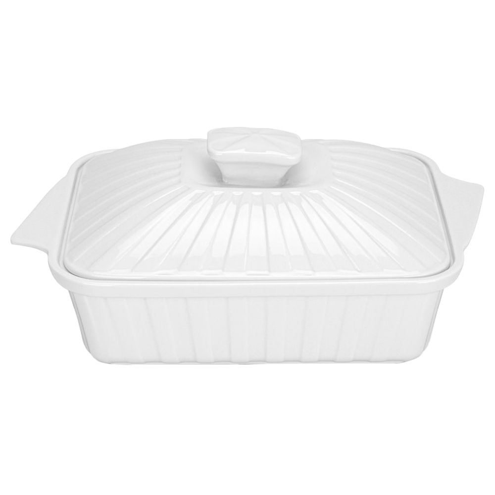 Fissman - Rectangular Baking Dish - White - 1.6 L