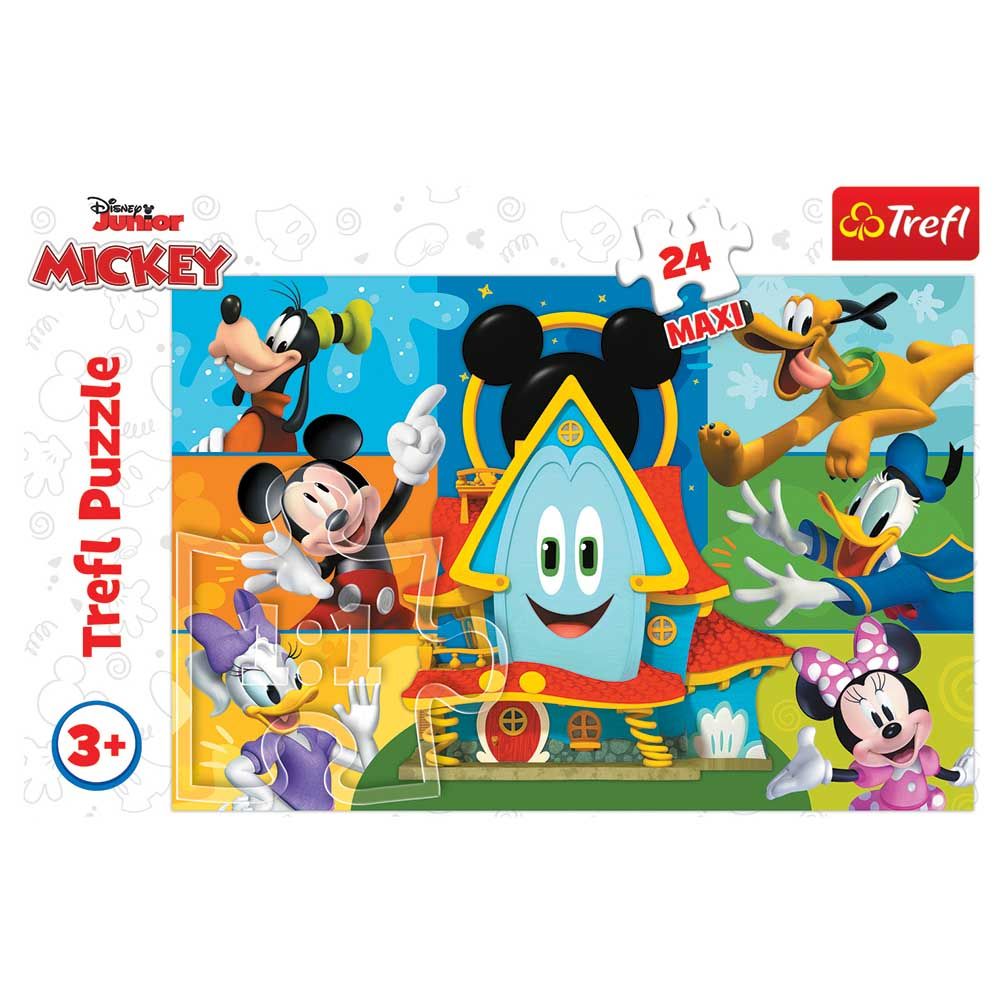 Mickey Mouse - Mickey Mouse & Friends Funhouse Maxi Puzzle - 24pcs