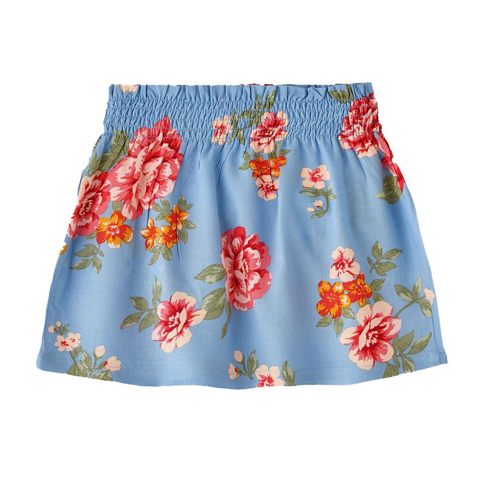 Jelliene - Girl's Floral Print Skirt