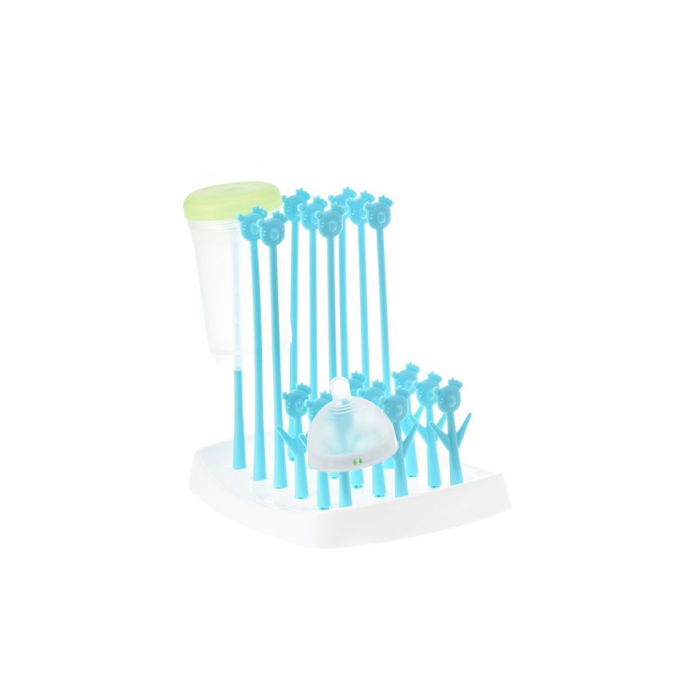 Uniq Kidz - Baby Bottle & Nipple Drying Rack With Drainage Tray