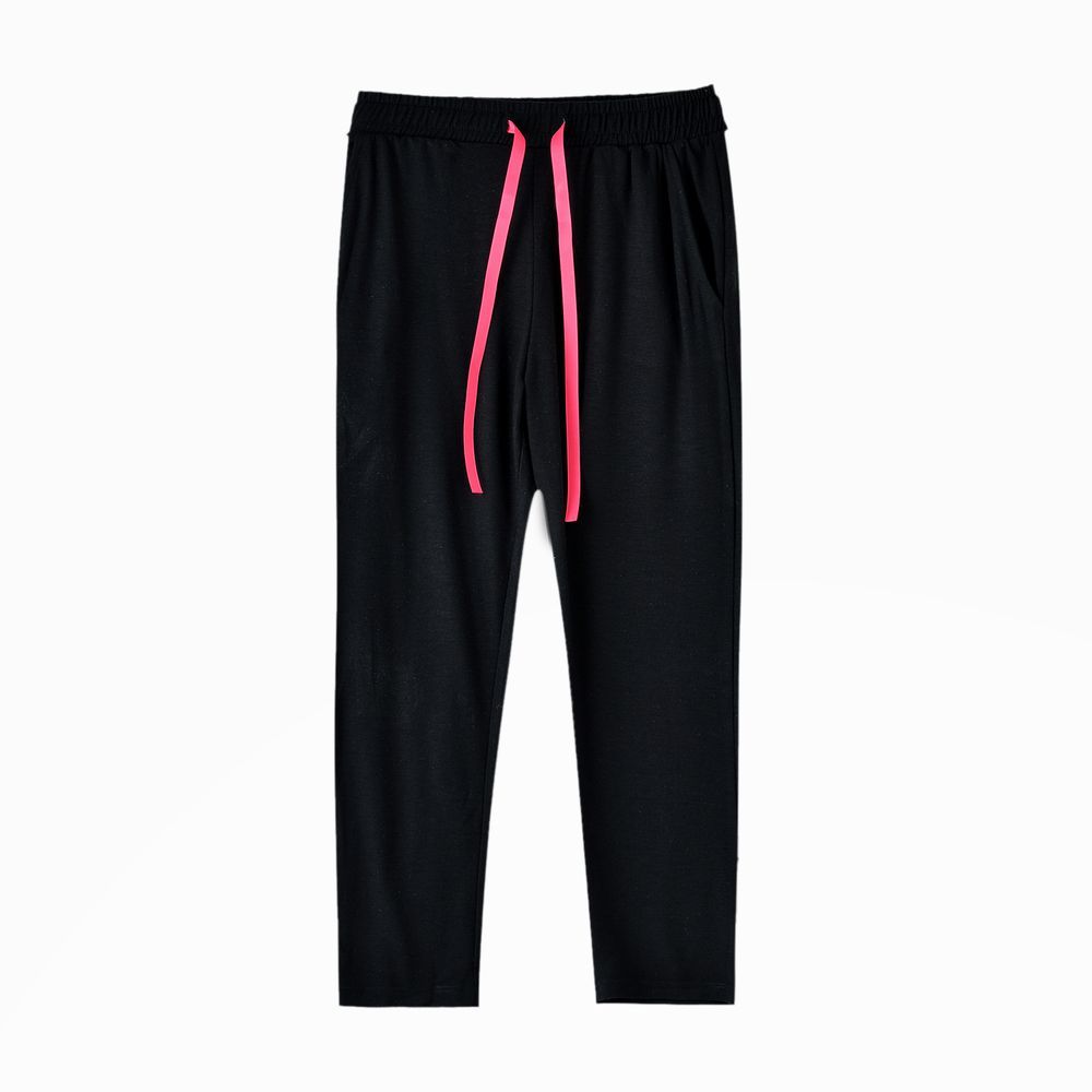 Jelliene - Girls' Luxe Modal Knit Harem Pants - Black