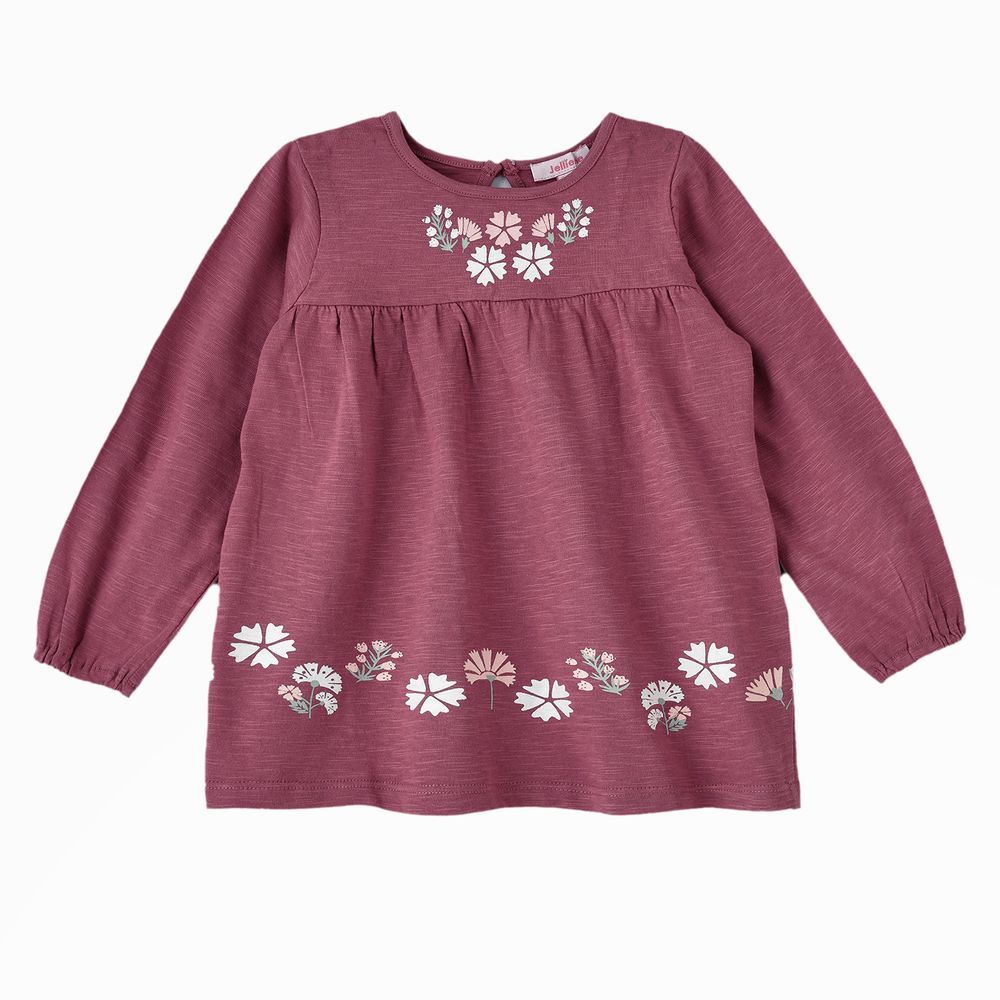 Jelliene - Cozy Comfort Girls' Long-Sleeve T-Shirt