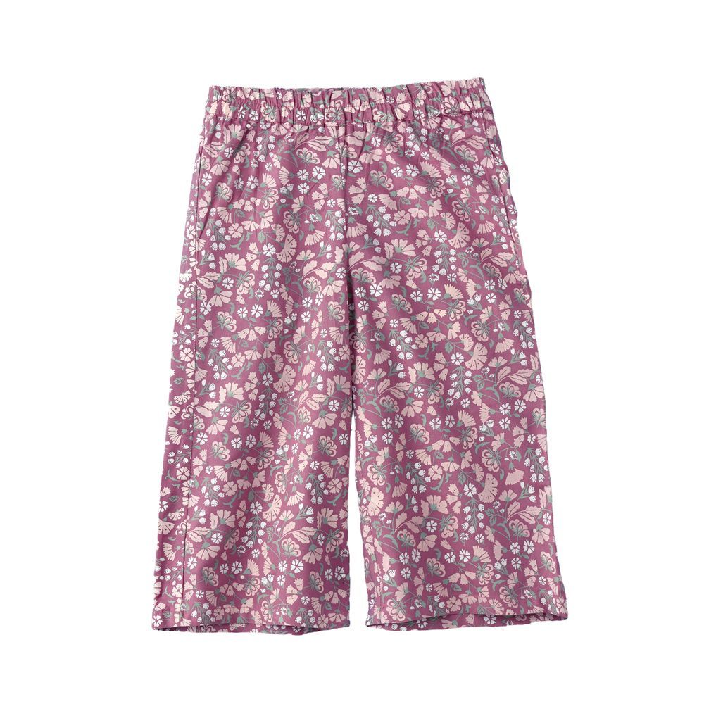 Jelliene - Breezy Blooms: Girls' Viscose Harem Pants - Floral