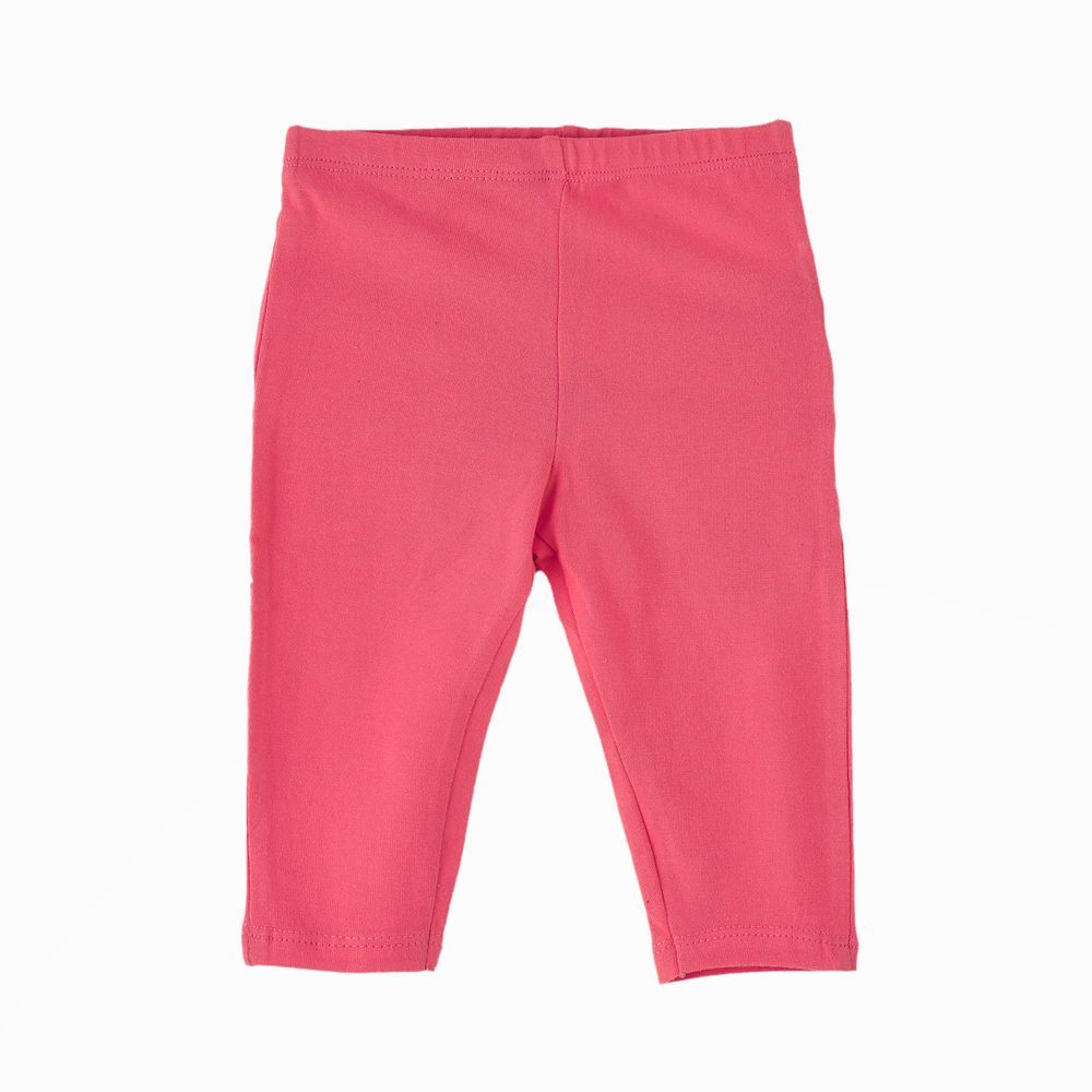 Jelliene - Baby Girls' Cotton Knit Leggings - Pink