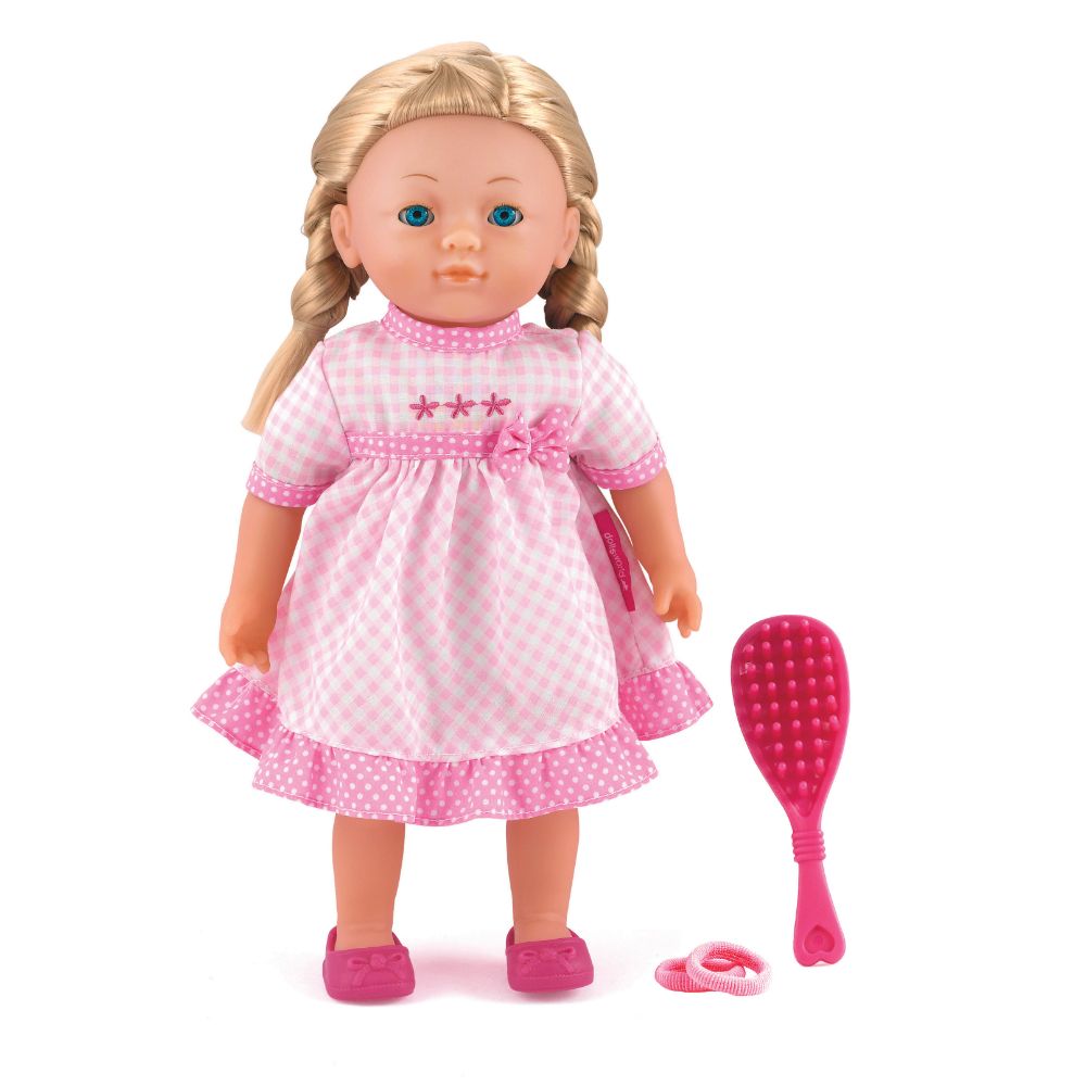 Dollsworld - Elizabeth Doll With Outfit And Hair Accessories - Pink - 14-Inch