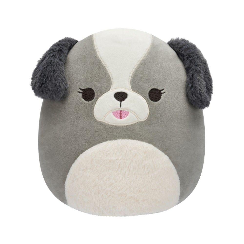 Squishmallows - Medium Plush - Malu - Grey Shih-Tzu 12"