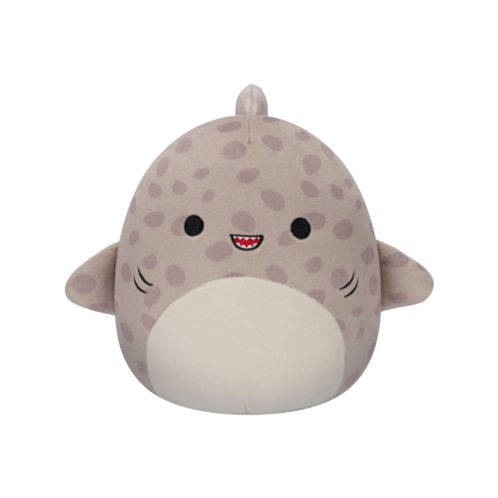 Squishmallows - Azi The Leopard Shark Plush Toy - 19cm - Grey