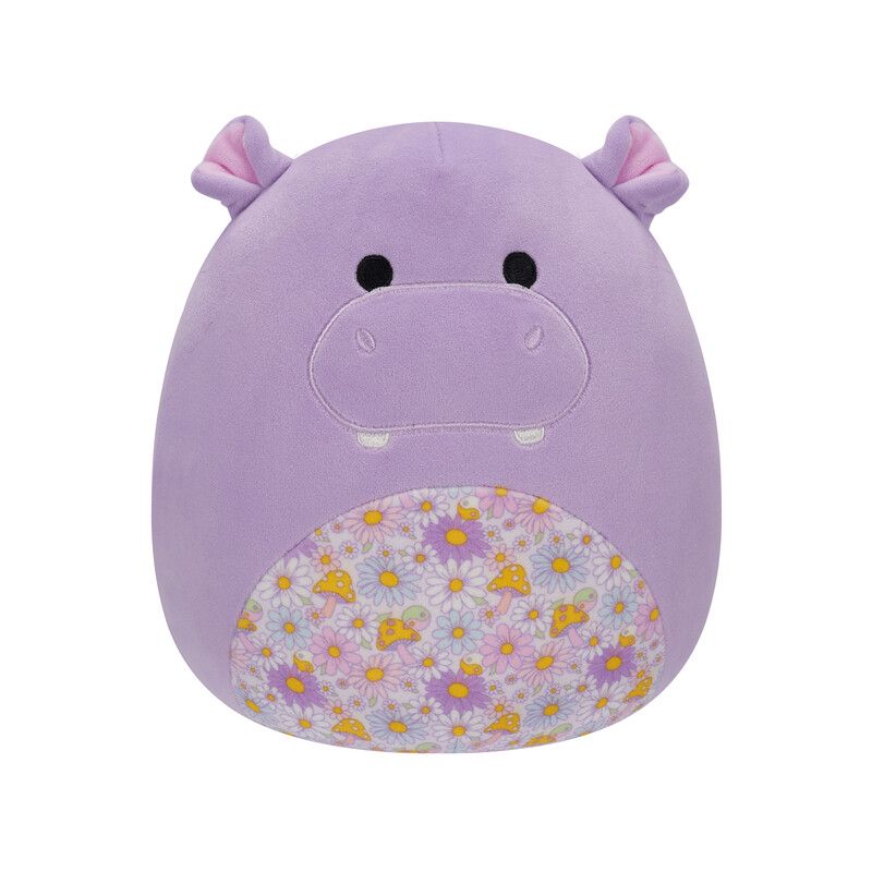 Squishmallows - Hanna Hippo Plush Toy - Purple - 19 cm