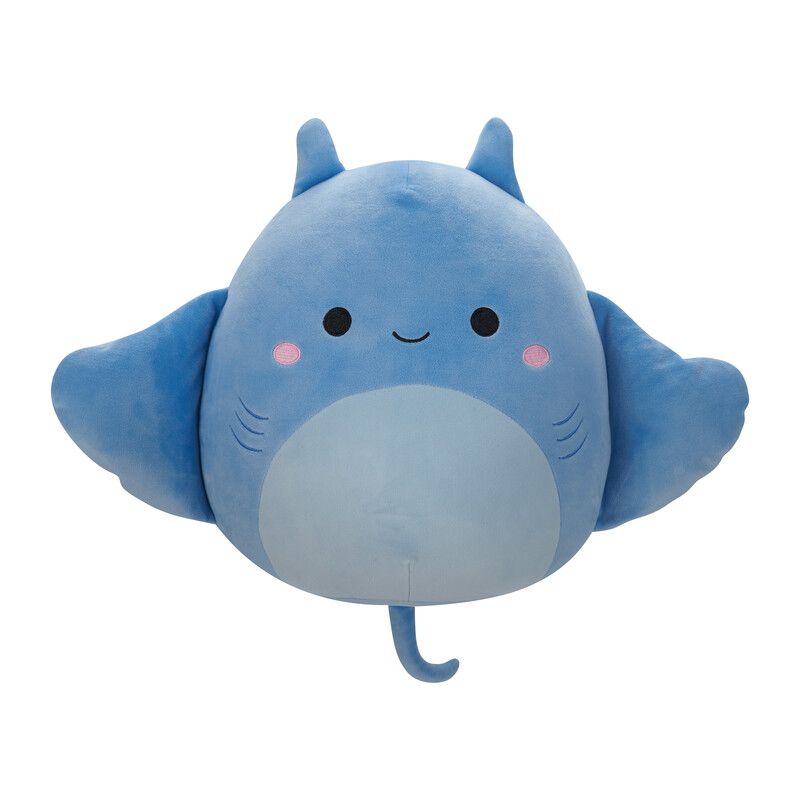 Squishmallows - Lux Manta Ray Plush Toy - Blue - 30 cm