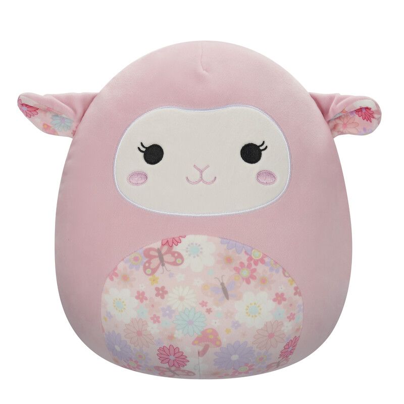 Squishmallows - Lala Lamb Medium Plush Toy - Pink - 30 cm